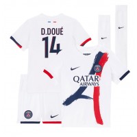 Paris Saint-Germain Desire Doue #14 Bortadräkt Barn 2024-25 Kortärmad (+ Korta byxor)